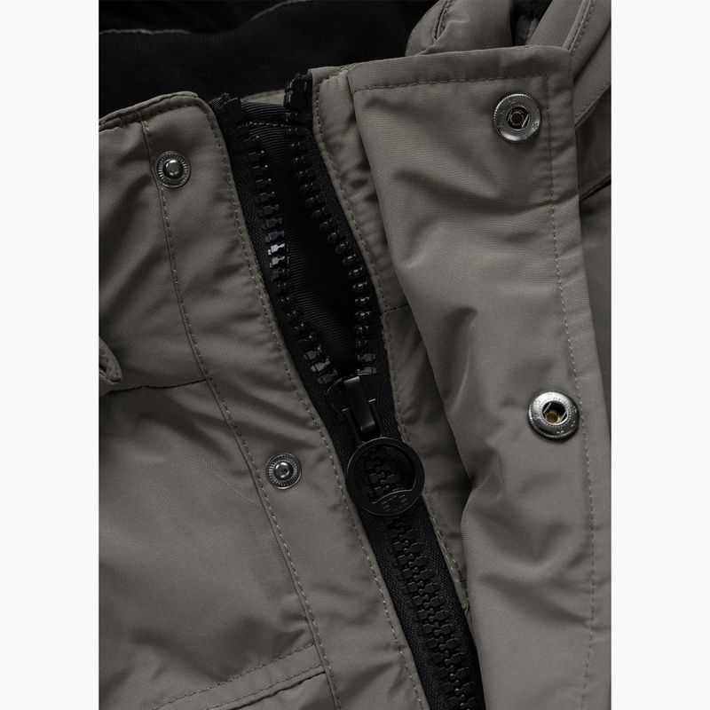 Мъжко зимно яке Pitbull Forest Hooded Parka taupe 7