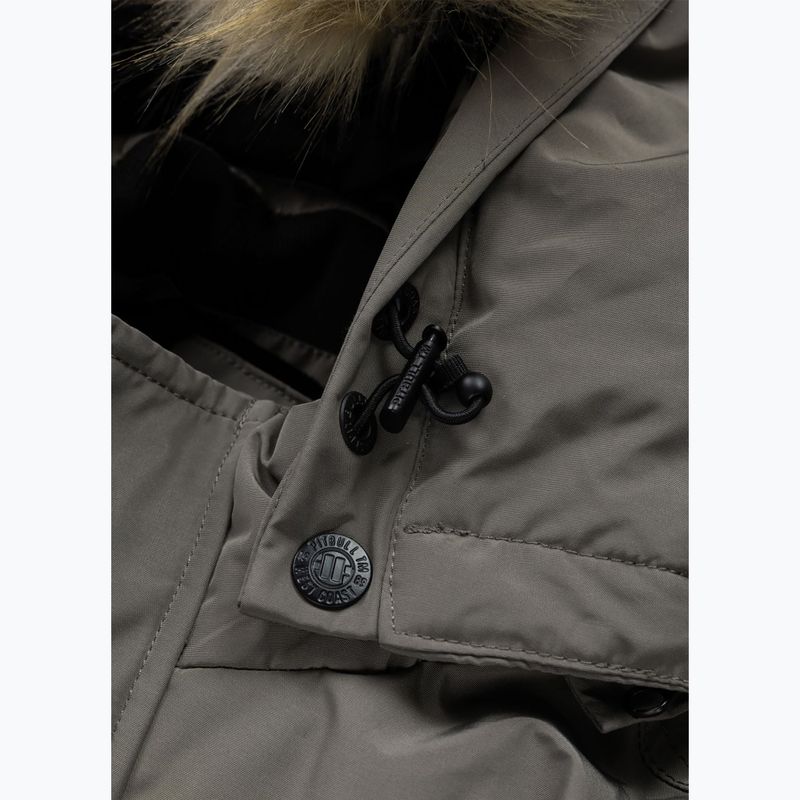 Мъжко зимно яке Pitbull Forest Hooded Parka taupe 8