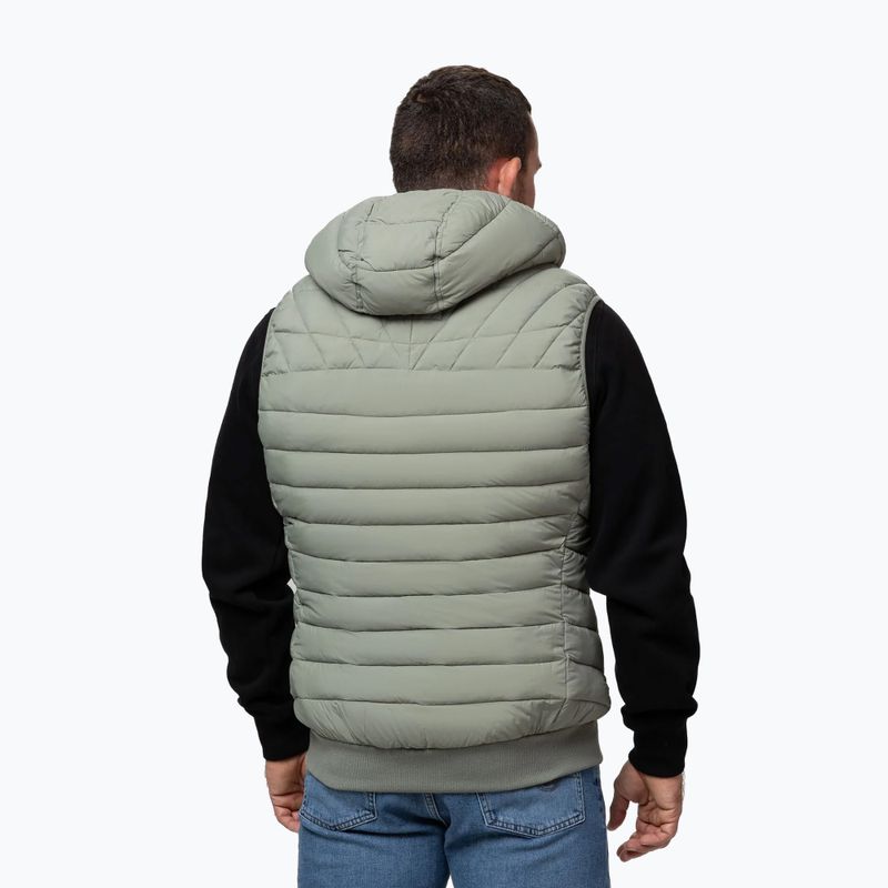 Мъжки елек Pitbull Naylor Padded Hooded dusty salvia 4
