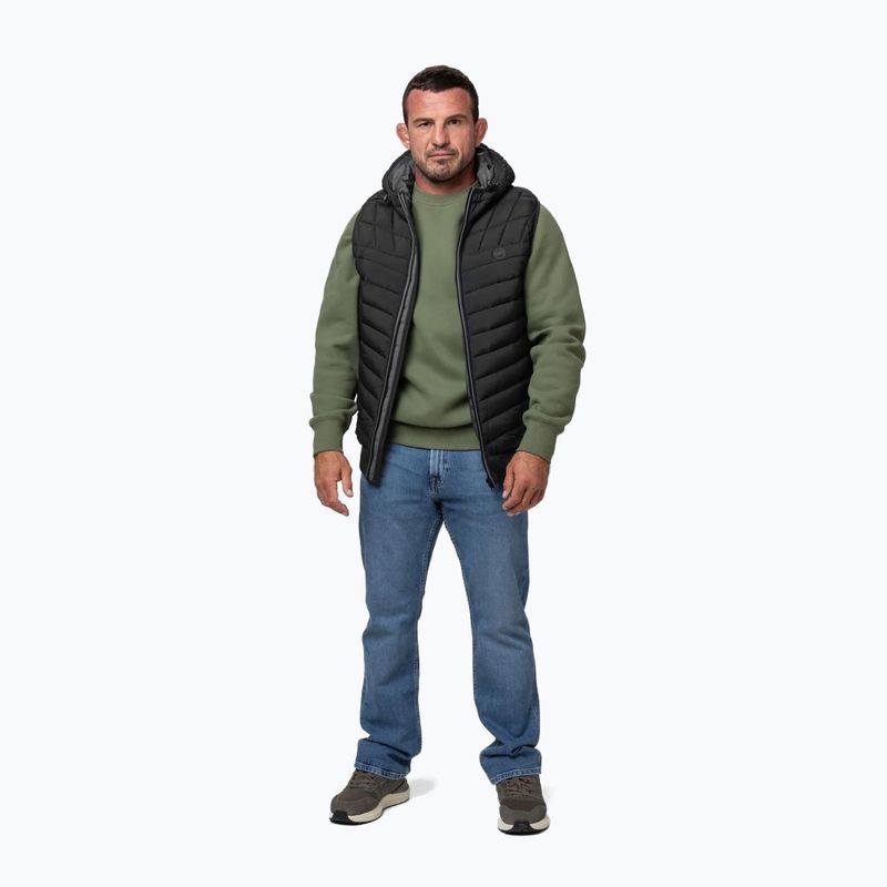 Мъжки елек Pitbull Naylor Padded Hooded black 2