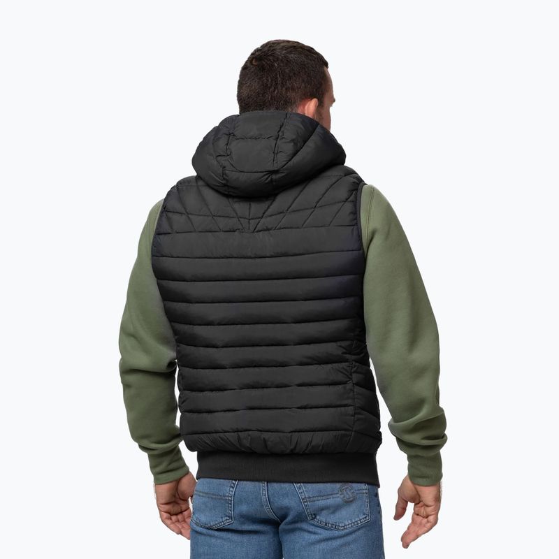 Мъжки елек Pitbull Naylor Padded Hooded black 3