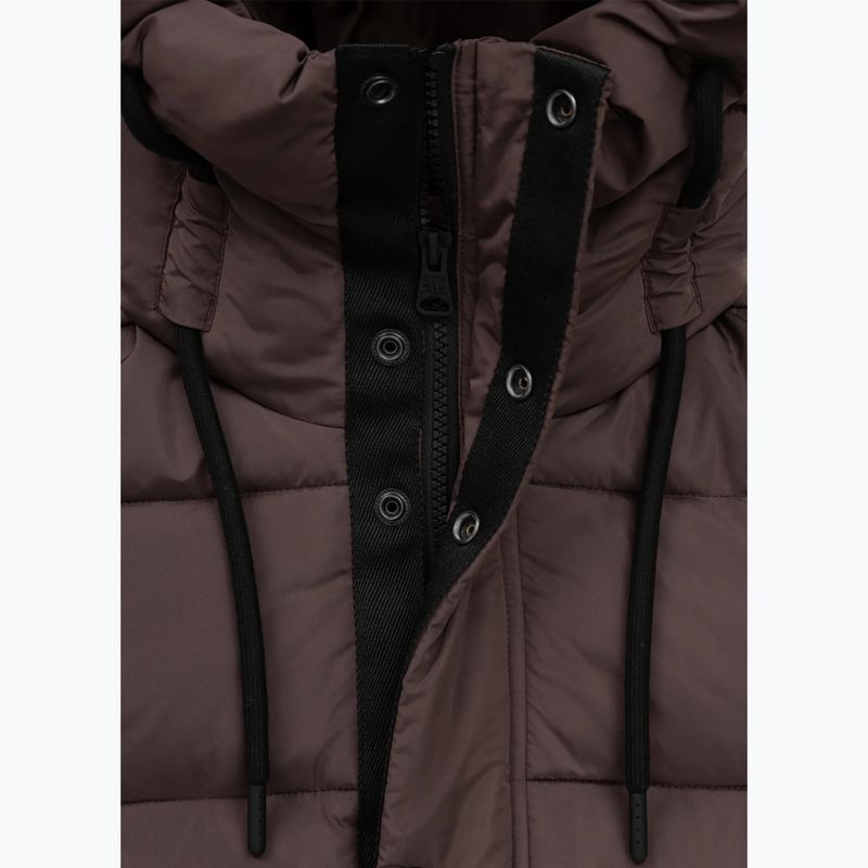 Дамско зимно яке Pitbull Amalia Padded Hooded dark chocolate 7