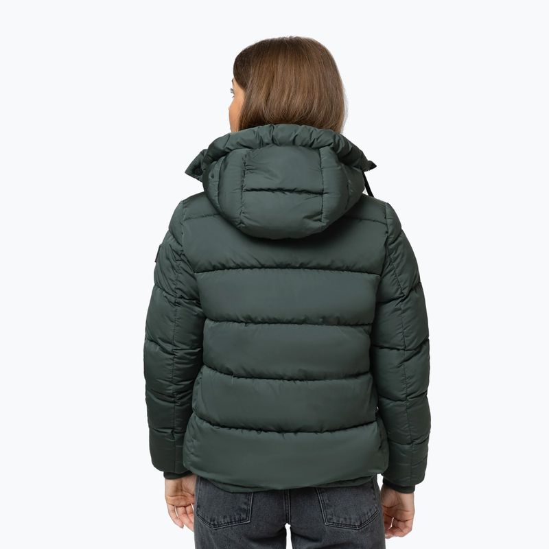 Дамско зимно яке Pitbull Amalia Padded Hooded dark green 3