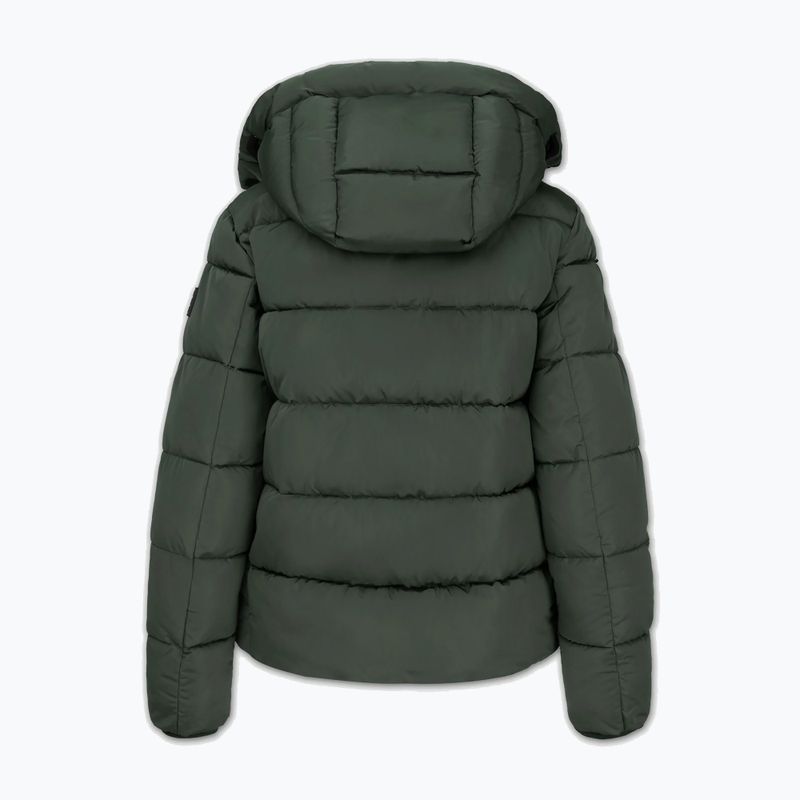 Дамско зимно яке Pitbull Amalia Padded Hooded dark green 6