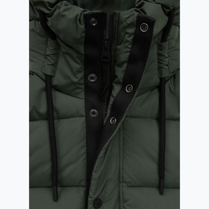 Дамско зимно яке Pitbull Amalia Padded Hooded dark green 8