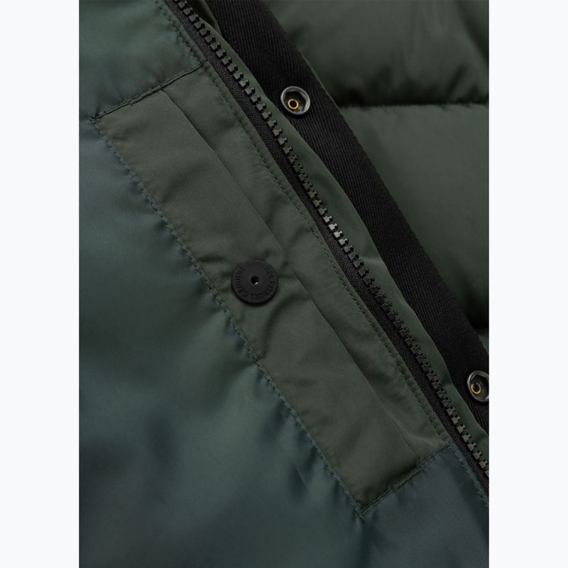 Дамско зимно яке Pitbull Amalia Padded Hooded dark green 12