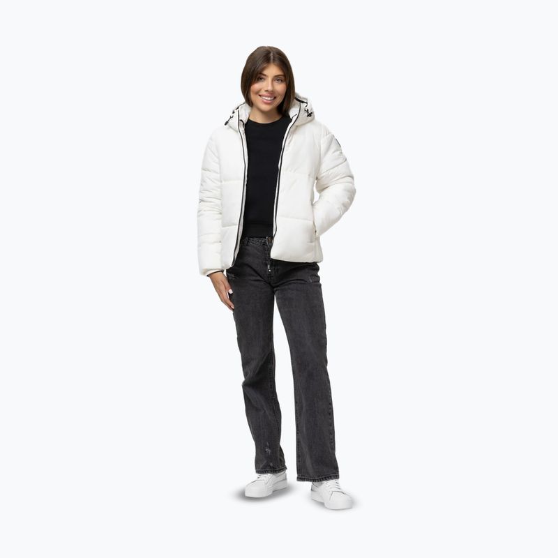 Дамско зимно яке Pitbull Vista Quilted Hooded off white 2