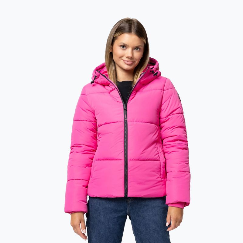 Дамско зимно яке Pitbull Vista Quilted Hooded pink