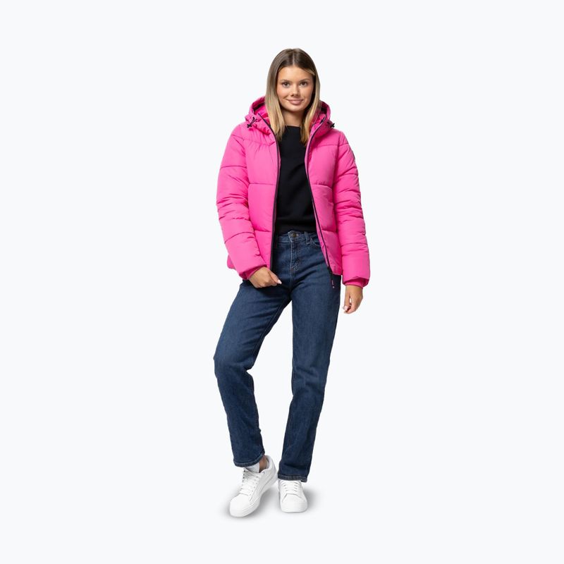 Дамско зимно яке Pitbull Vista Quilted Hooded pink 2