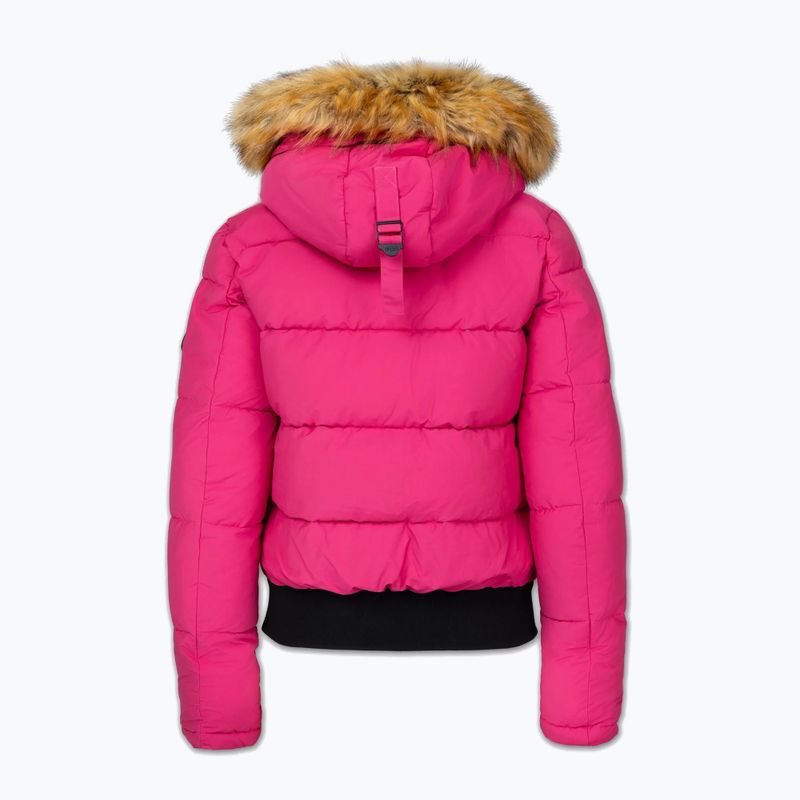 Дамско зимно яке Pitbull Azalea Quilted Hooded raspberry red 8