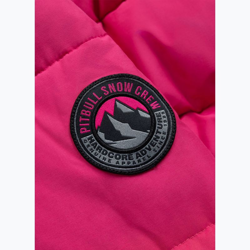Дамско зимно яке Pitbull Azalea Quilted Hooded raspberry red 13