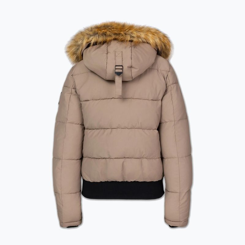 Дамско зимно яке Pitbull Azalea Quilted Hooded dark sand 8