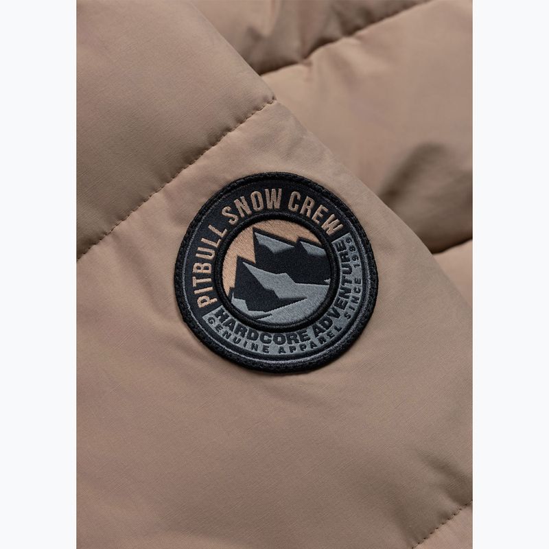 Дамско зимно яке Pitbull Azalea Quilted Hooded dark sand 12