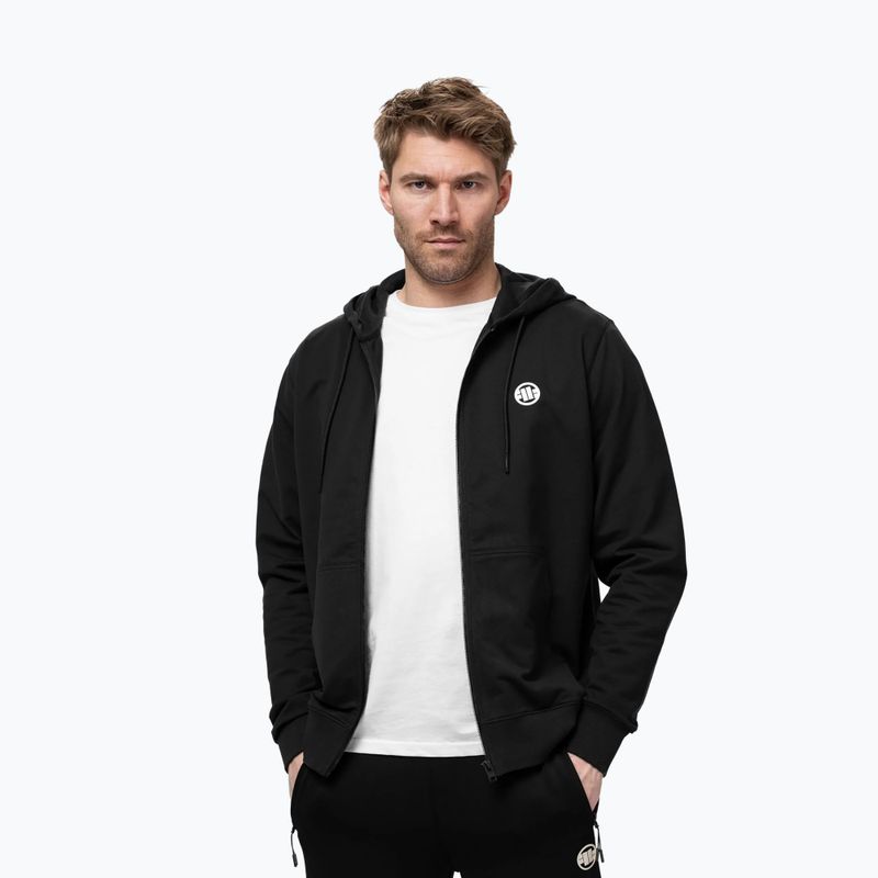 Мъжки суитшърт Pitbull Nugget Small Logo Hooded Zip black 4