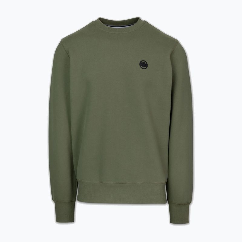 Мъжки суитшърт Pitbull Small Logo Crewneck olive