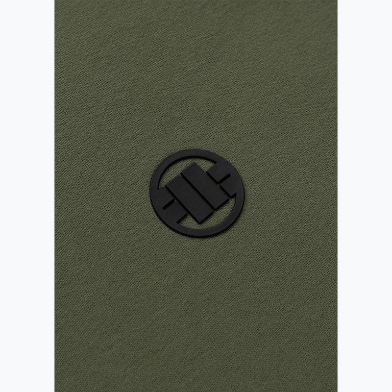 Мъжки суитшърт Pitbull Small Logo Crewneck olive 4