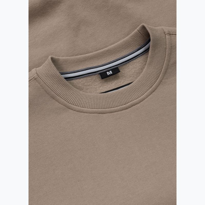 Мъжки суитшърт Pitbull Small Logo Crewneck pale sand 8