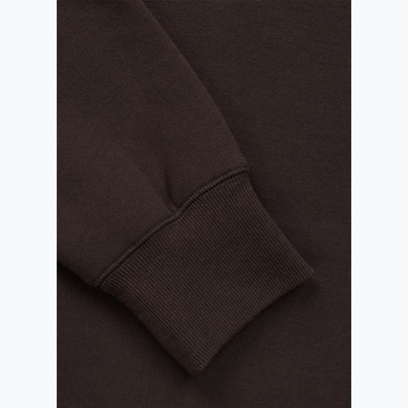 Мъжки суитшърт Pitbull Small Logo Crewneck dark chocolate 8
