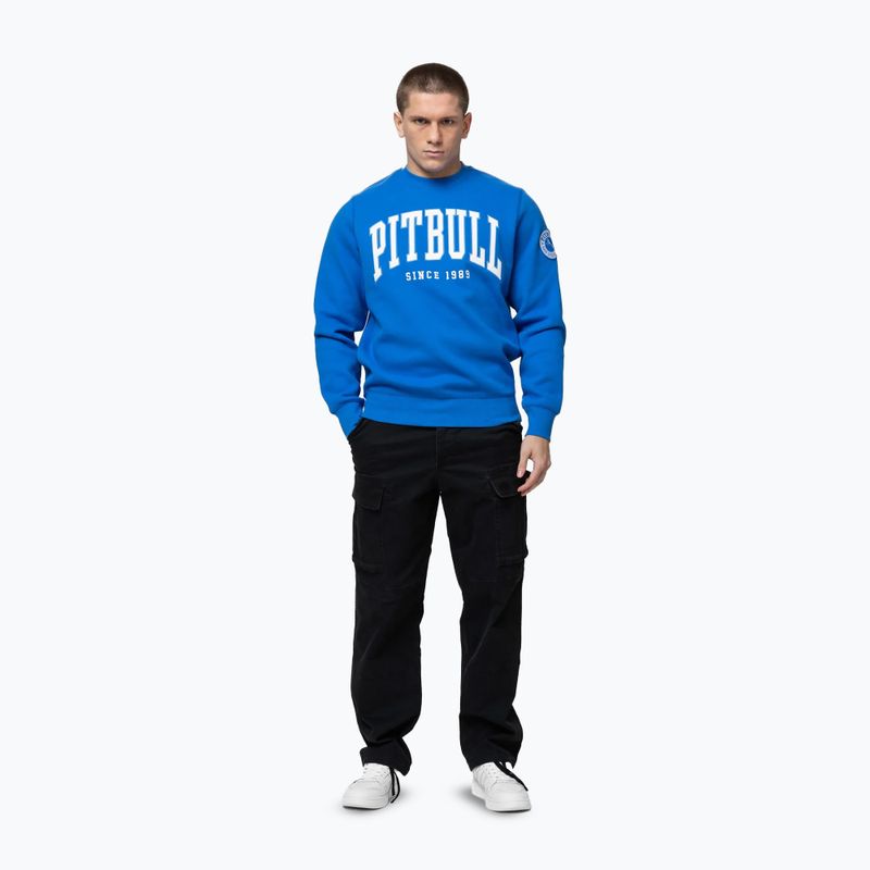 Мъжки суитшърт Pitbull Norton Crewneck azurre blue 2