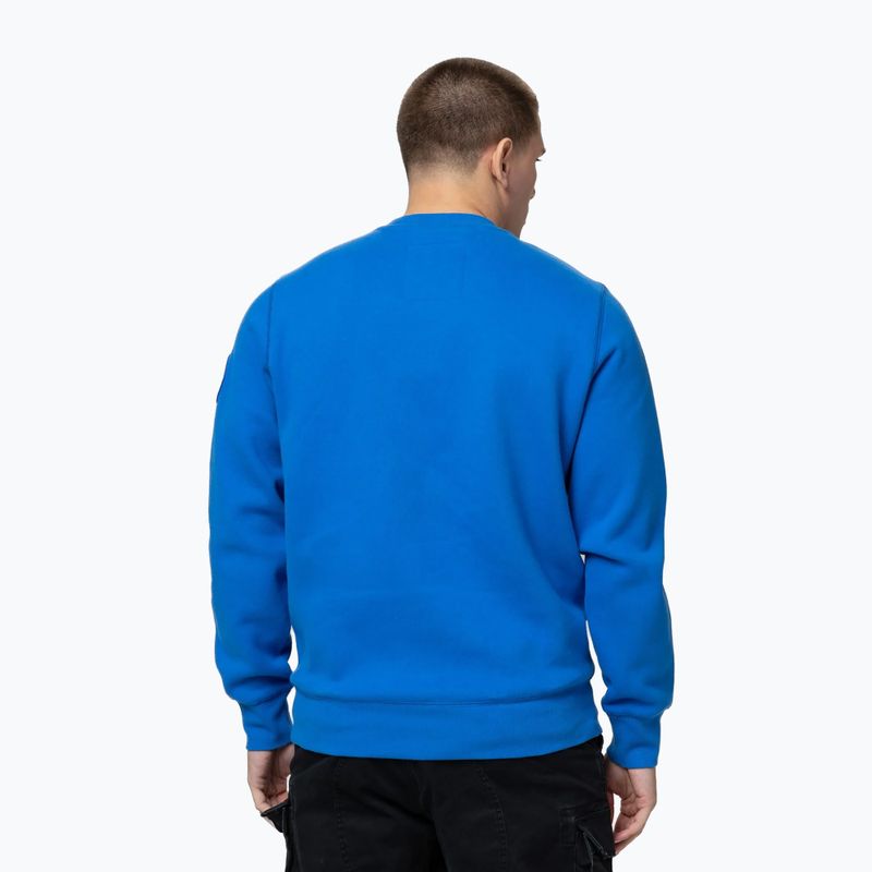Мъжки суитшърт Pitbull Norton Crewneck azurre blue 3