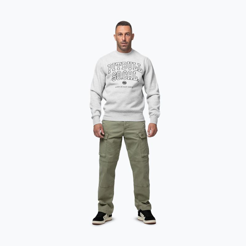 Мъжки суитшърт Pitbull So Cal Crewneck grey/melange 2
