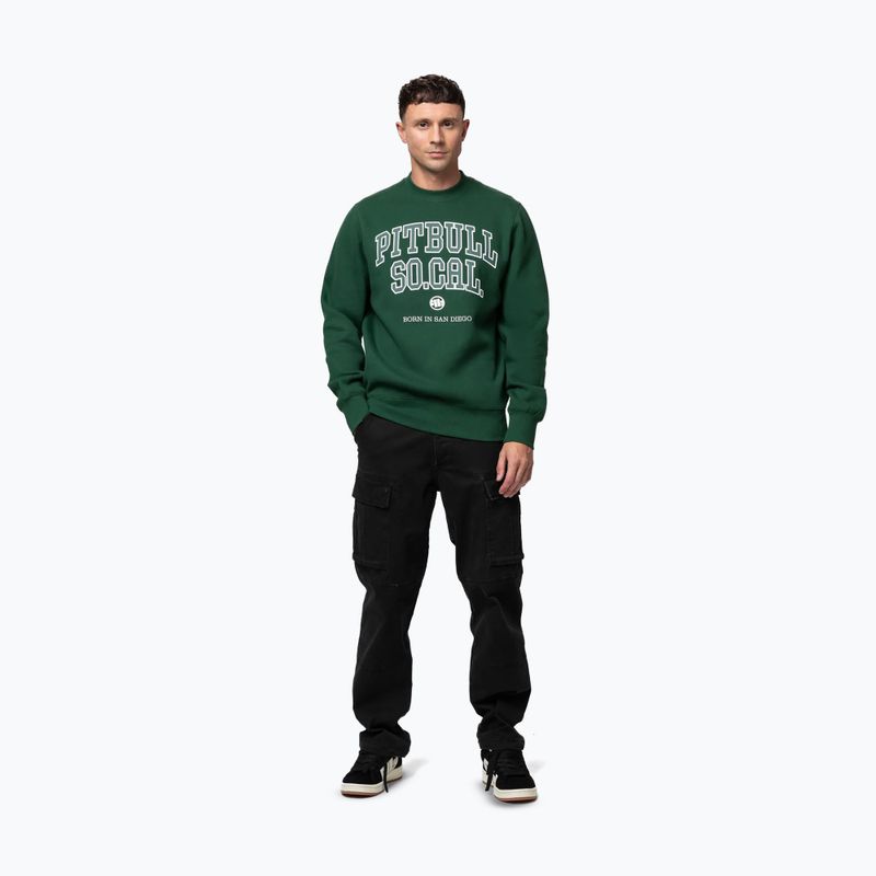 Мъжки суитшърт Pitbull So Cal Crewneck hunter green 2
