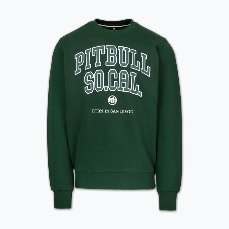 Мъжки суитшърт Pitbull So Cal Crewneck hunter green 4