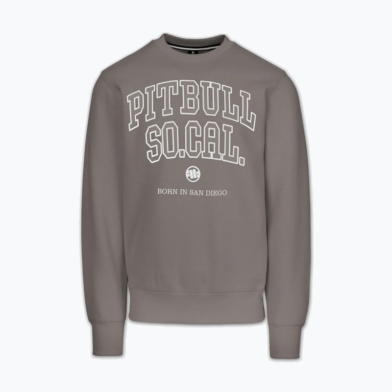 Мъжки суитшърт Pitbull So Cal Crewneck taupe 4