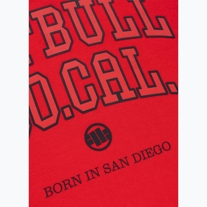 Мъжки суитшърт Pitbull So Cal Crewneck fluo/red 8