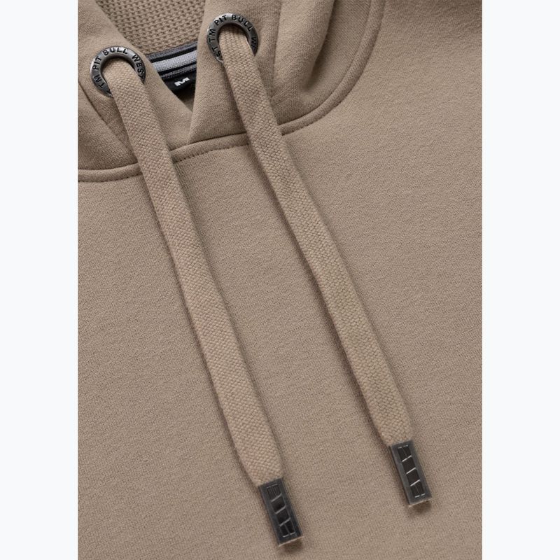 Мъжки суичър Pitbull Small Logo Hooded pale sand 6