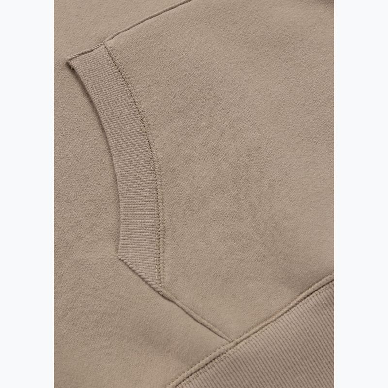 Мъжки суичър Pitbull Small Logo Hooded pale sand 9