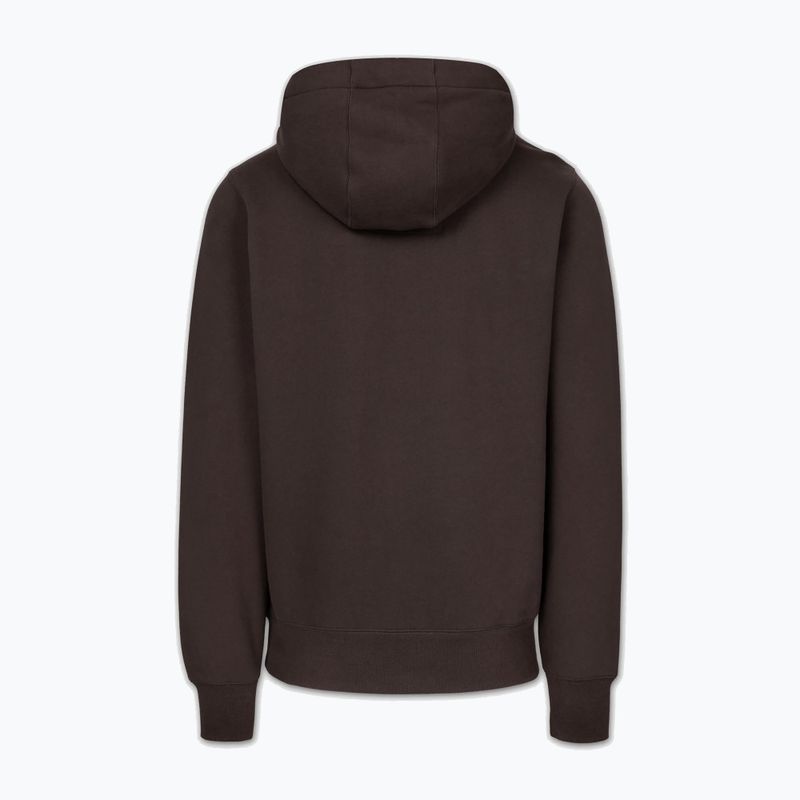 Мъжки суичър Pitbull Small Logo Hooded dark chocolate 2