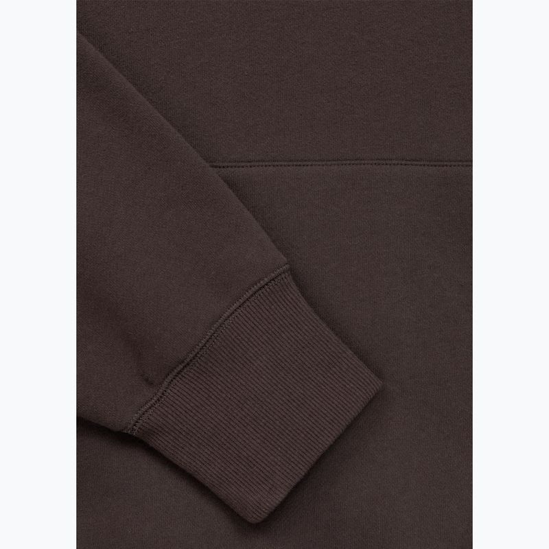 Мъжки суичър Pitbull Small Logo Hooded dark chocolate 5