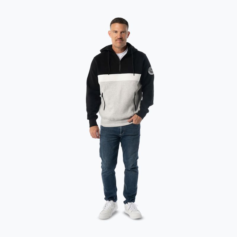 Мъжки суитшърт Pitbull Gibson Hooded black/grey melange 2