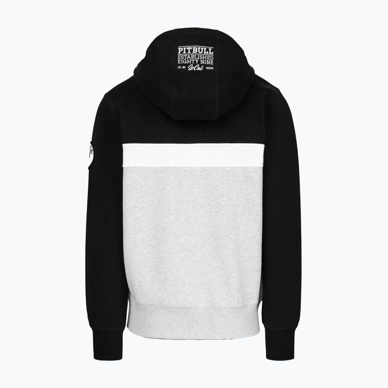 Мъжки суитшърт Pitbull Gibson Hooded black/grey melange 2