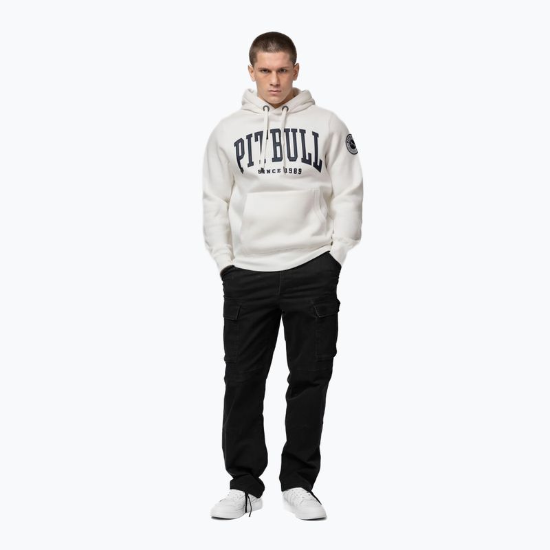 Мъжки суитшърт Pitbull Norton Hooded off white 2