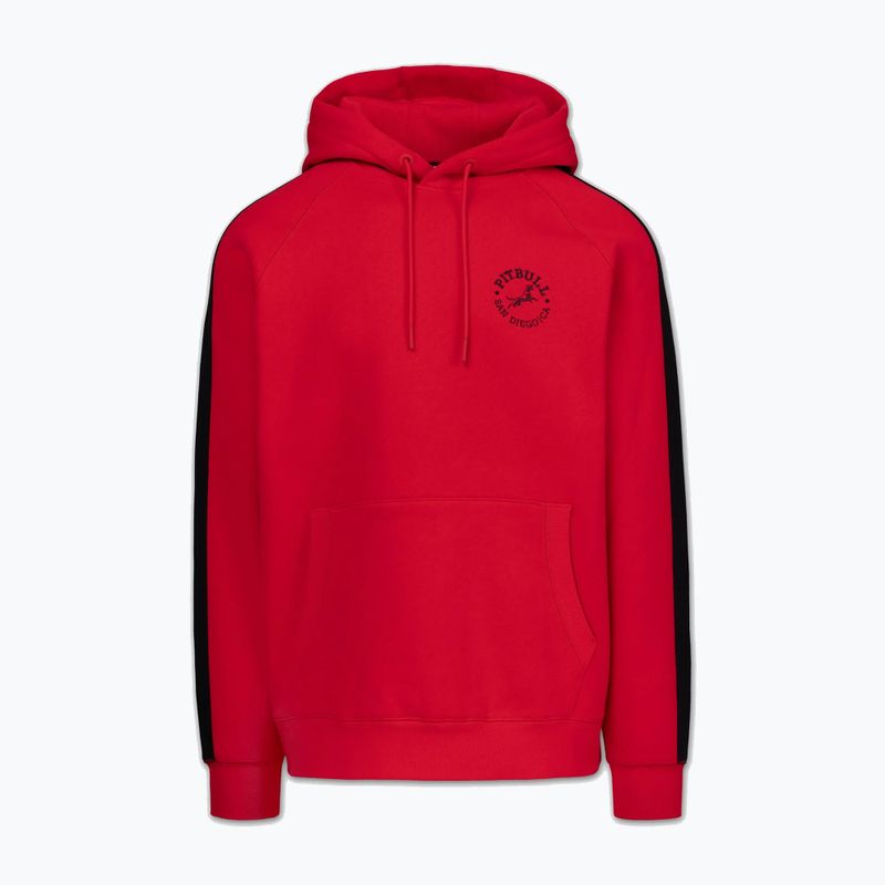 Мъжки суитшърт Pitbull San Diego Ca Hooded red 4