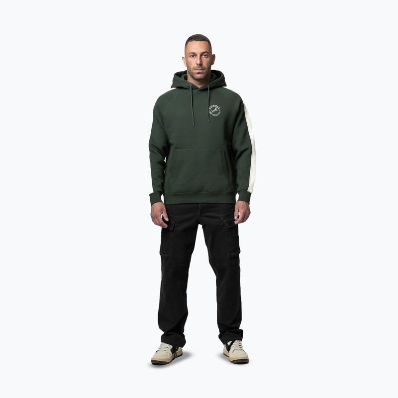 Мъжки суитшърт Pitbull San Diego Ca Hooded dark green 2