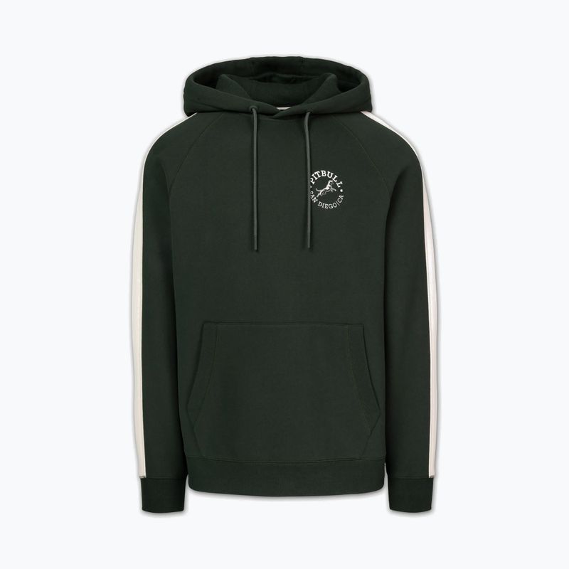 Мъжки суитшърт Pitbull San Diego Ca Hooded dark green 4
