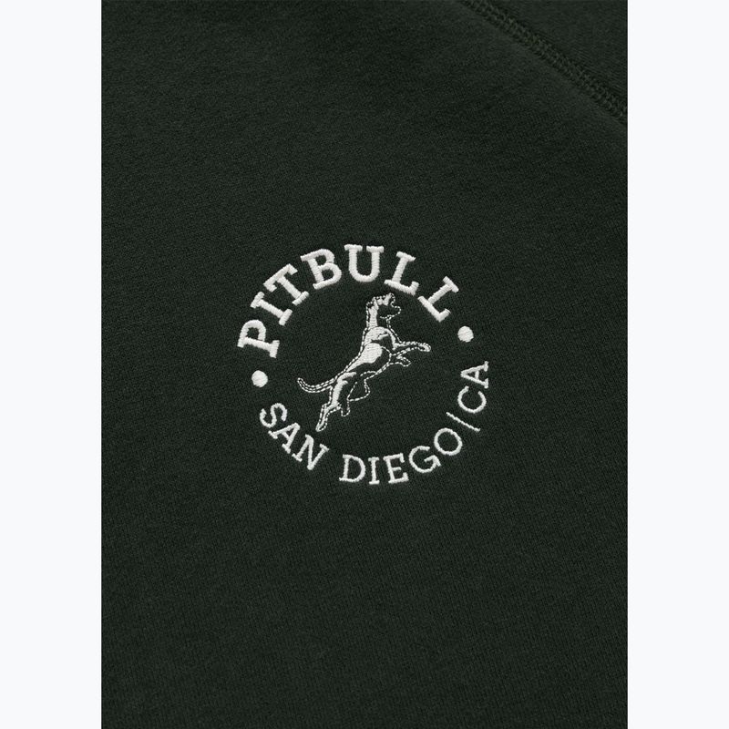 Мъжки суитшърт Pitbull San Diego Ca Hooded dark green 7