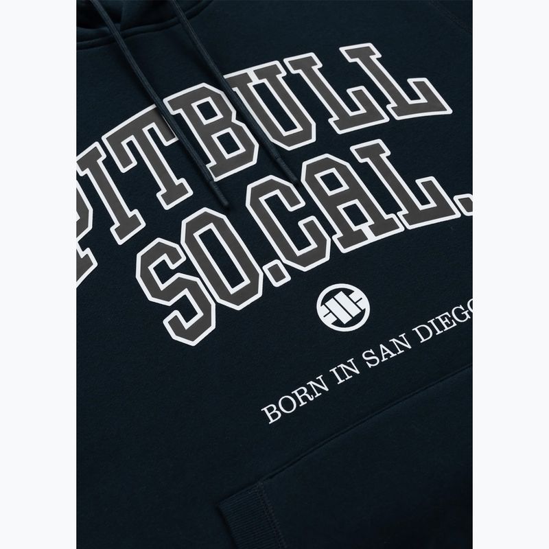Мъжки суитшърт Pitbull So Cal Hooded dark navy/red 7