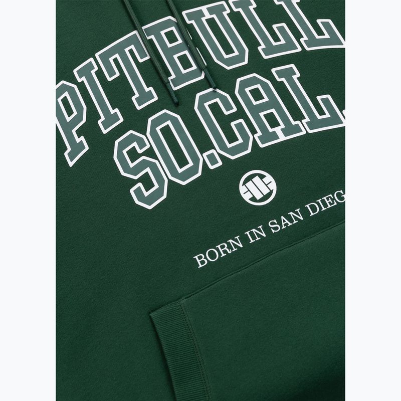 Мъжки суитшърт Pitbull So Cal Hooded hunter green 7