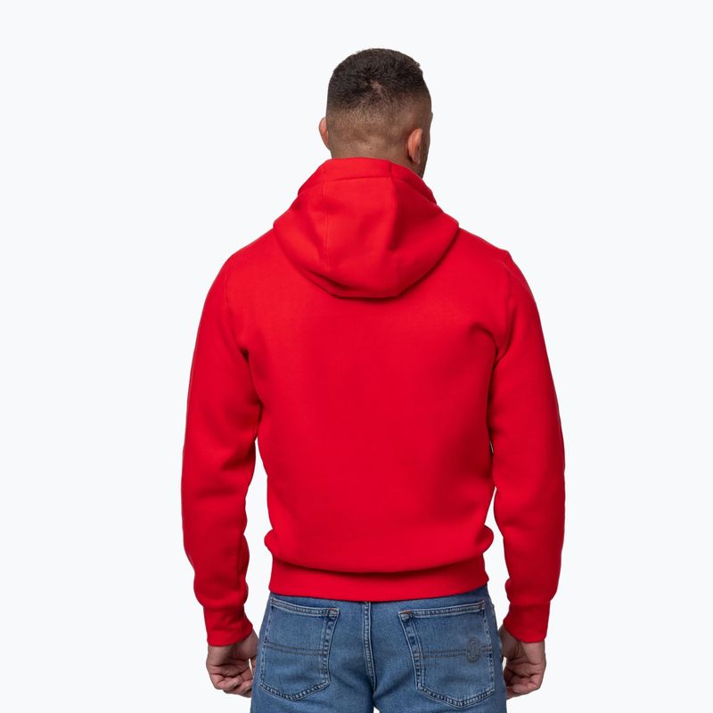 Мъжки суитшърт Pitbull So Cal Hooded fluo/red 3