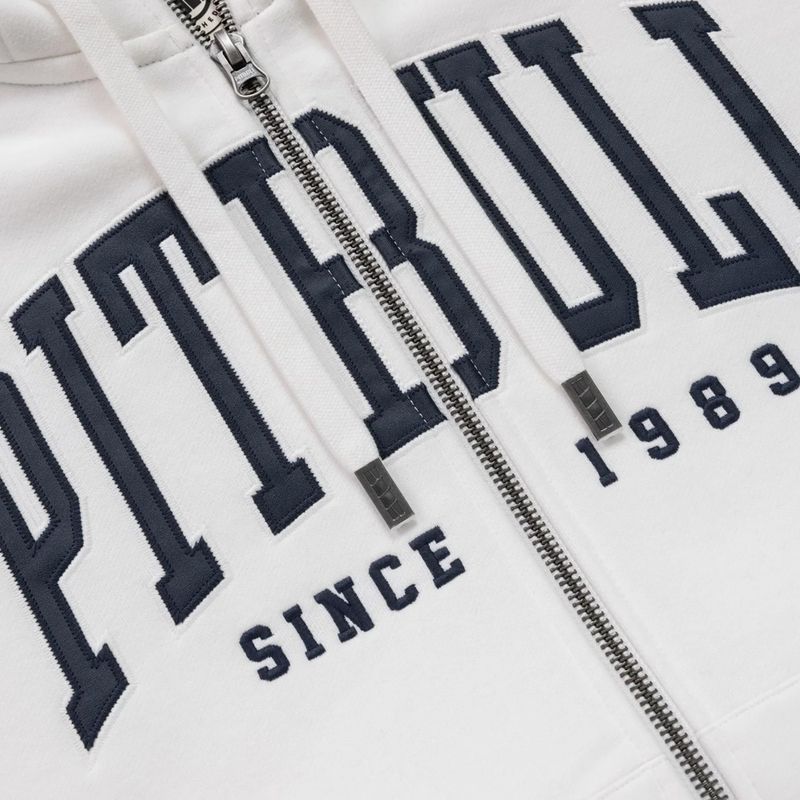 Мъжки суитшърт Pitbull Norton Hooded Zip off white 9