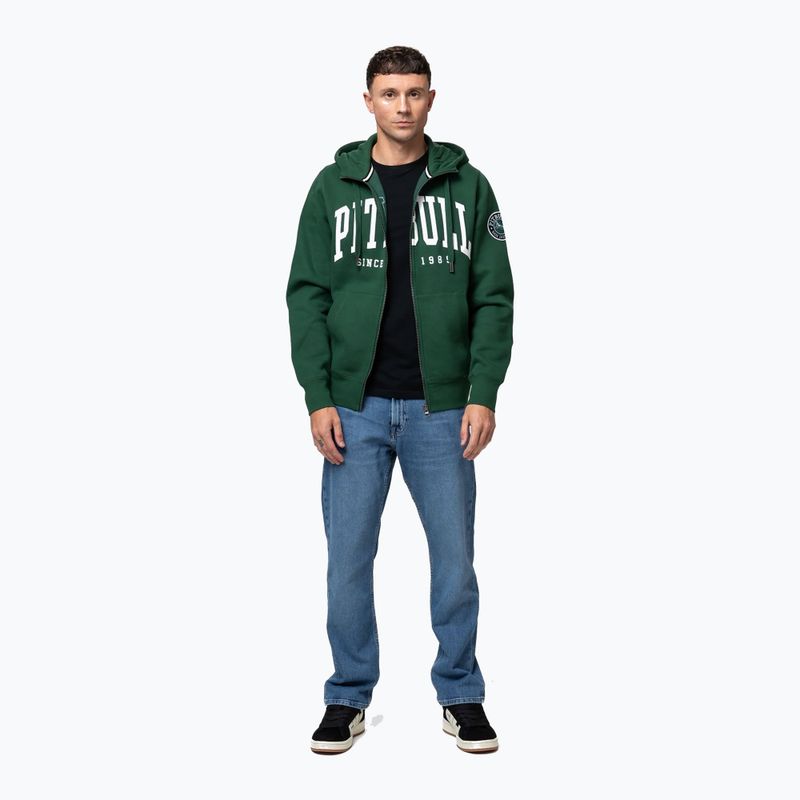Мъжки суитшърт Pitbull Norton Hooded Zip hunter green 2