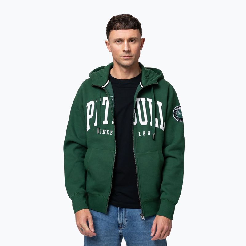 Мъжки суитшърт Pitbull Norton Hooded Zip hunter green 5