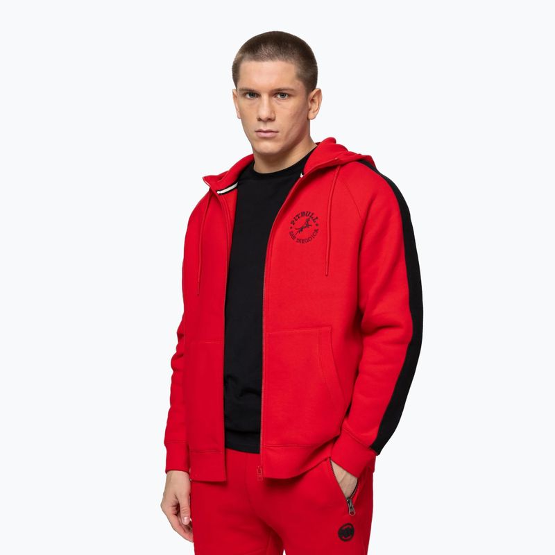 Мъжки суитшърт Pitbull San Diego Ca Hooded Zip red 5