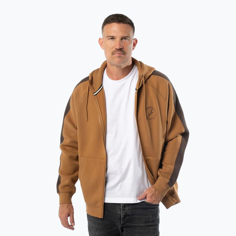 Мъжки суитшърт Pitbull San Diego Ca Hooded Zip honey yellow 3