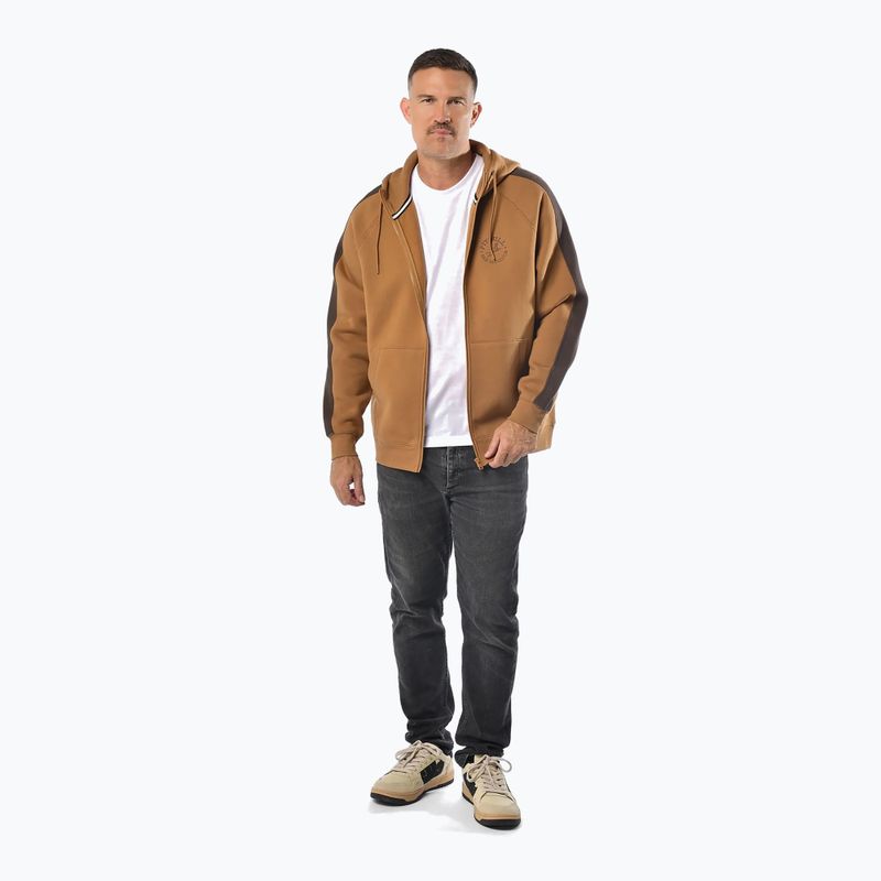 Мъжки суитшърт Pitbull San Diego Ca Hooded Zip honey yellow 4