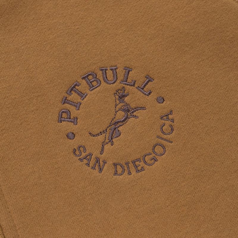 Мъжки суитшърт Pitbull San Diego Ca Hooded Zip honey yellow 10